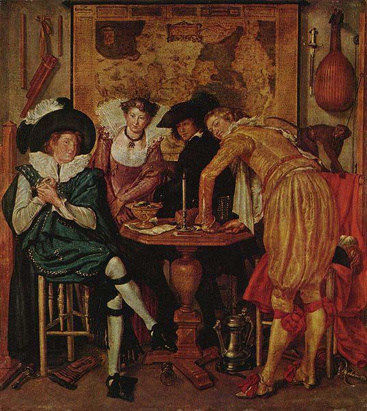 Willem Pieterszoon Buytewech Frohliche Gesellschaft oil painting picture